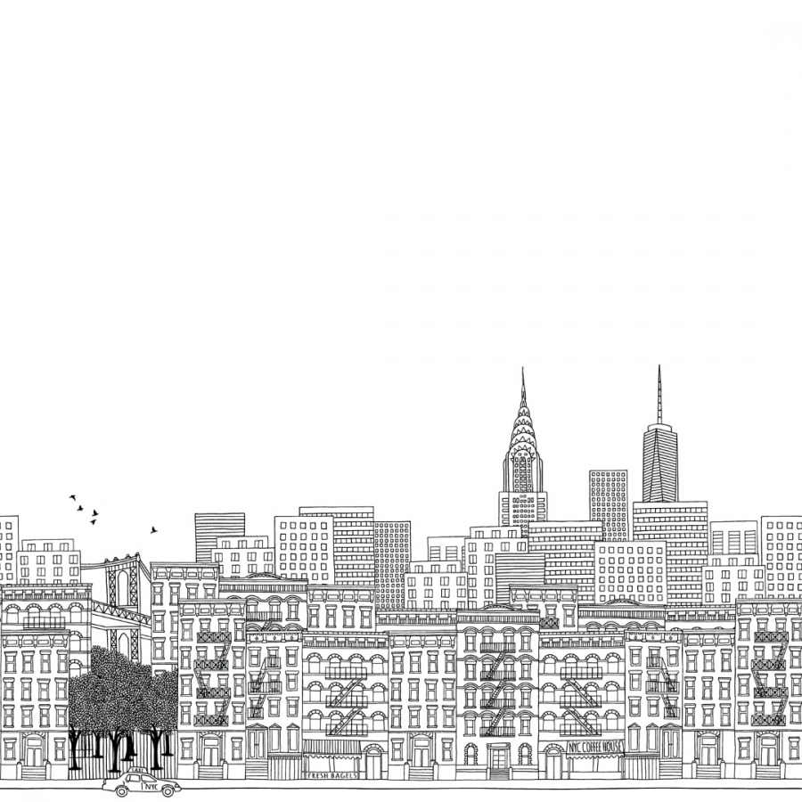 Обои Бруклин Вайт 1