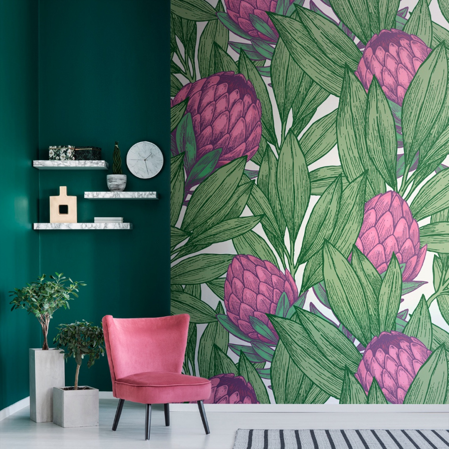 Обои Протея грин 1