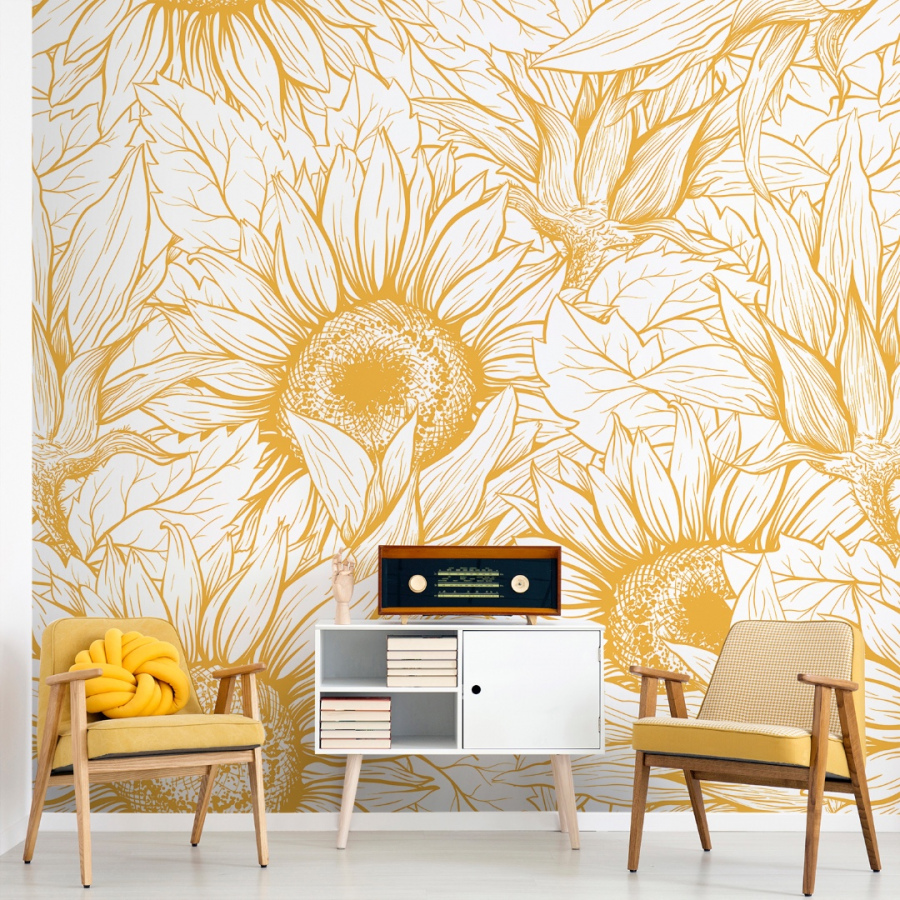 Обои Мультифлорус желтый 1