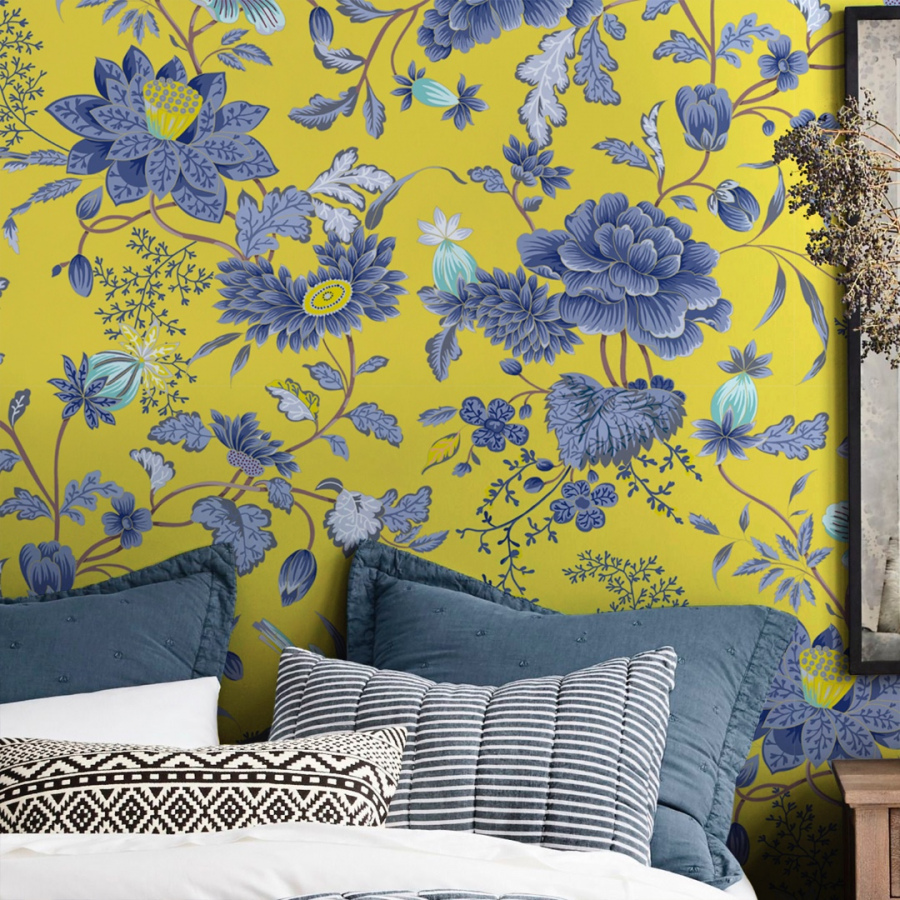 Обои Барвинок желтый 1