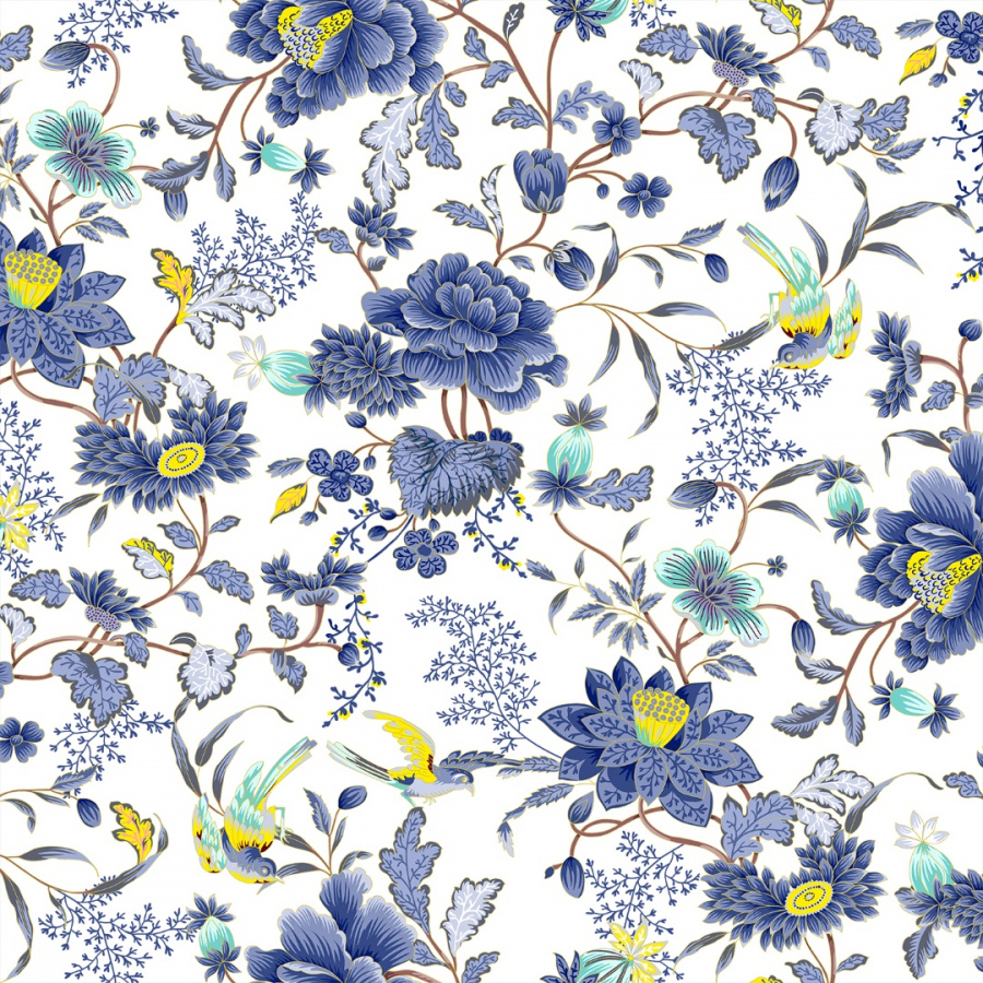 Обои Барвинок белый 1