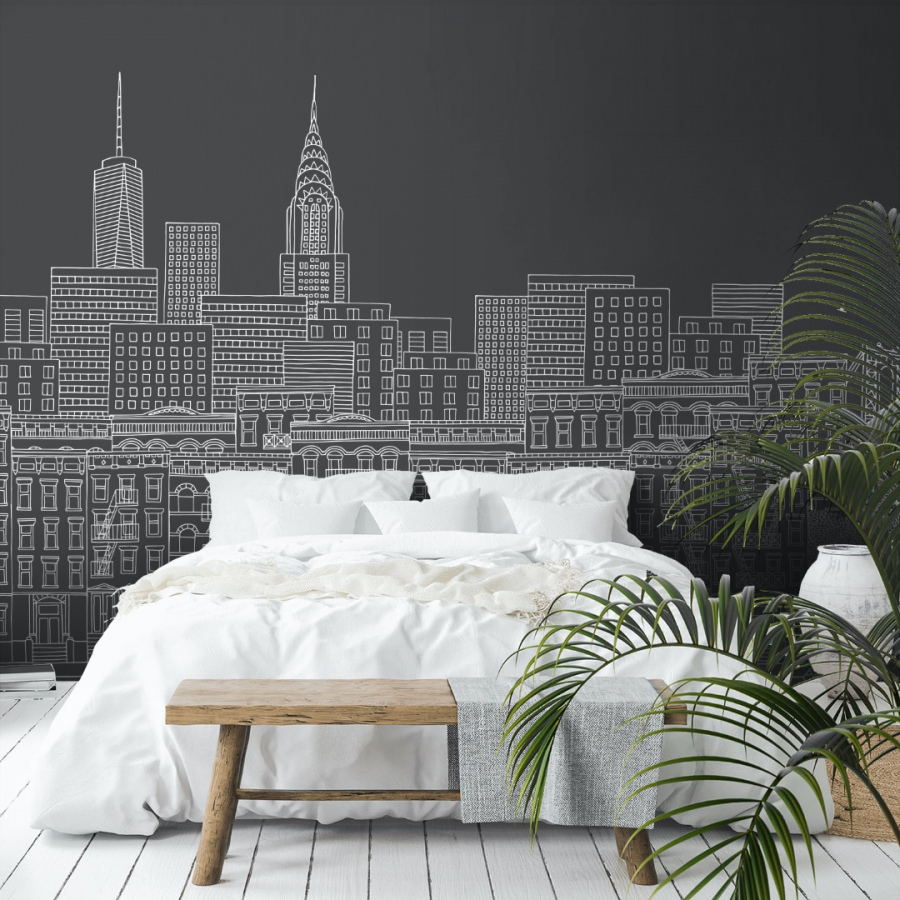 Обои Бруклин Блэк 1